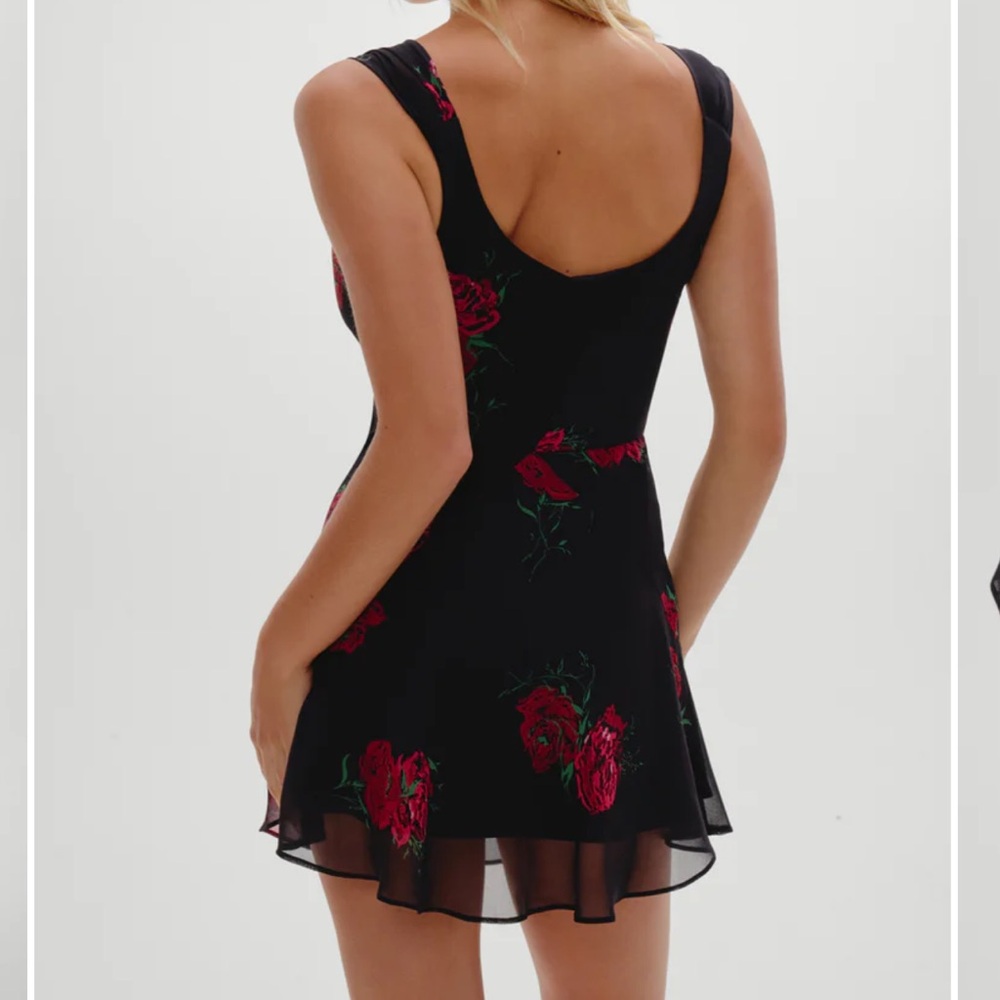 Frankie’s Bikinis Chiffon Mini Dress - Picture 4 of 5